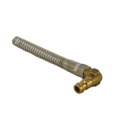 Acoplamiento de aire de latón DN 5 Tuerca de unión 4x6 mm Ángulo de protección contra dobleces [2 piezas]