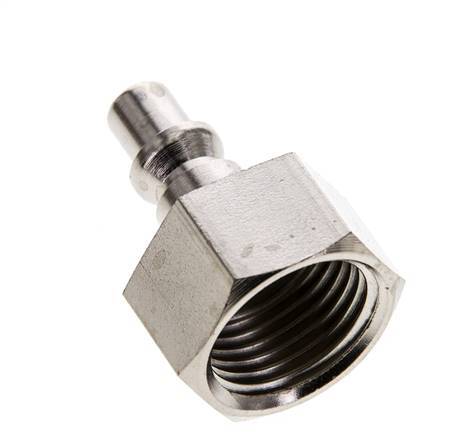 Hardened steel DN 5.5 (Orion) Air Coupling Plug G 1/2 inch Female [2 Pieces]