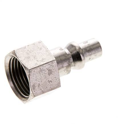Hardened steel DN 5.5 (Orion) Air Coupling Plug G 3/8 inch Female [2 Pieces]
