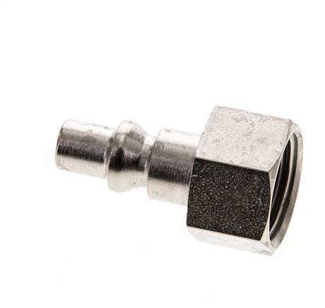 Hardened steel DN 5.5 (Orion) Air Coupling Plug G 3/8 inch Female [2 Pieces]