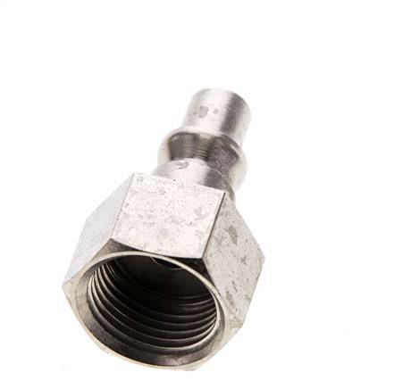 Hardened steel DN 5.5 (Orion) Air Coupling Plug G 3/8 inch Female [2 Pieces]