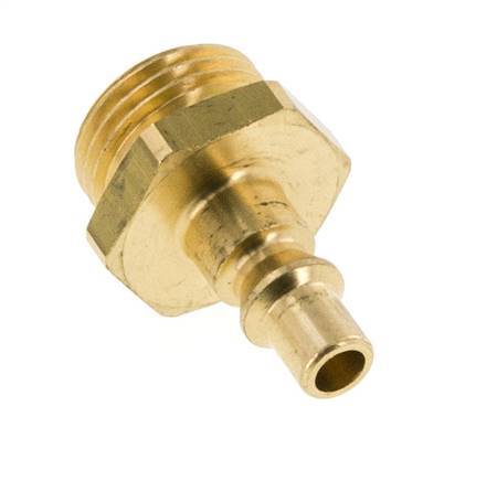 Brass DN 5.5 (Orion) Air Coupling Plug G 1/2 inch Male [2 Pieces]