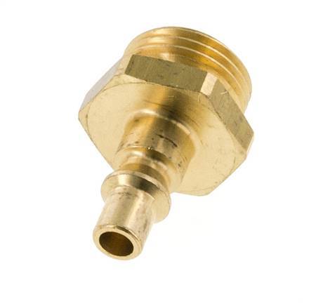 Brass DN 5.5 (Orion) Air Coupling Plug G 1/2 inch Male [2 Pieces]