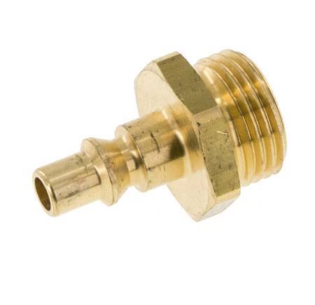 Brass DN 5.5 (Orion) Air Coupling Plug G 1/2 inch Male [2 Pieces]