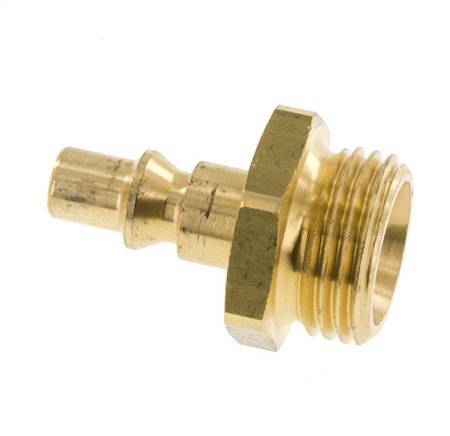 Brass DN 5.5 (Orion) Air Coupling Plug G 1/2 inch Male [2 Pieces]