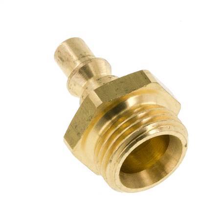Brass DN 5.5 (Orion) Air Coupling Plug G 1/2 inch Male [2 Pieces]