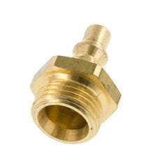 Brass DN 5.5 (Orion) Air Coupling Plug G 1/2 inch Male [2 Pieces]