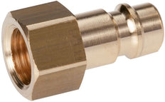 Nickel-plated Brass DN 7.2 (Euro) Air Coupling Plug G 1/8 inch Female [2 Pieces]