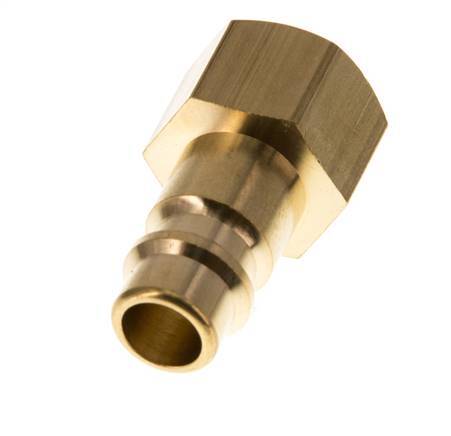 Brass DN 7.2 (Euro) Air Coupling Plug G 1/4 inch Female [5 Pieces]