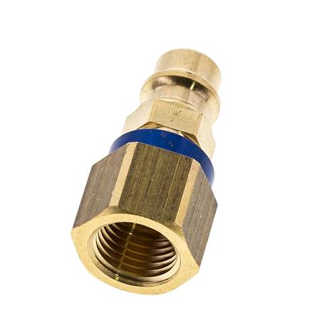 Acoplamiento de aire de latón DN 7.2 (Euro) con código azul Enchufe G 1/4 pulgada hembra