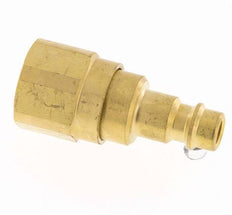 Acoplamiento de aire de latón DN 7.2 (Euro) Enchufe G 1/4 pulgada hembra con válvula de retención