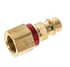 Acoplamiento de aire de latón DN 7.2 (Euro) con código rojo Enchufe G 1/4 pulgada hembra