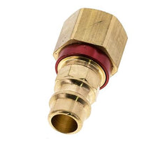 Acoplamiento de aire de latón DN 7.2 (Euro) con código rojo Enchufe G 1/4 pulgada hembra