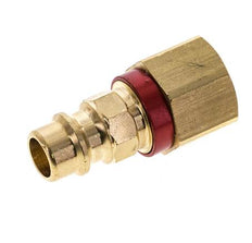 Acoplamiento de aire de latón DN 7.2 (Euro) con código rojo Enchufe G 1/4 pulgada hembra