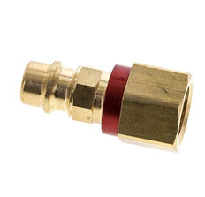 Acoplamiento de aire de latón DN 7.2 (Euro) con código rojo Enchufe G 1/4 pulgada hembra