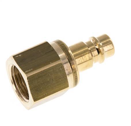 Acoplamiento de aire de latón DN 7.2 (Euro) Enchufe G 3/8 pulgadas hembra de seguridad