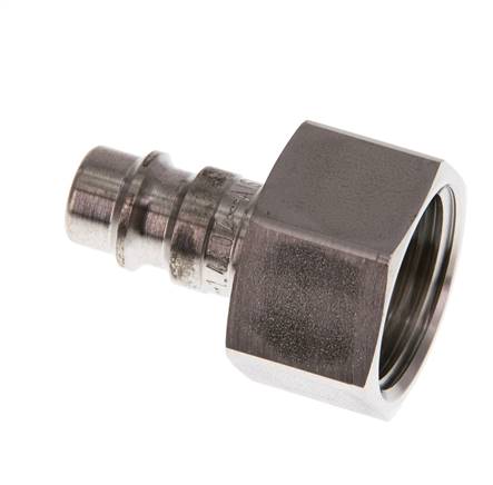 Acero inoxidable 316L DN 7.2 (Euro) Acoplamiento de aire Enchufe G 1/2 pulgada Hembra