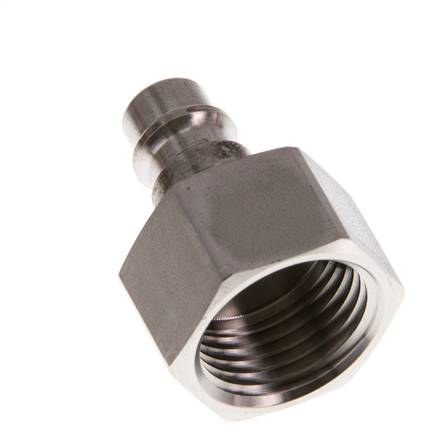 Acero inoxidable 316L DN 7.2 (Euro) Acoplamiento de aire Enchufe G 1/2 pulgada Hembra