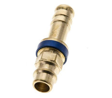 Latón DN 7.2 (Euro) Tapón de acoplamiento de aire codificado en azul Pilar de manguera de 9 mm
