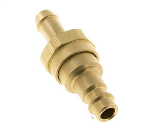 Tapón de anclaje al aire de latón DN 7,2 (Euro) Pilar de manguera de 9 mm con válvula de retención
