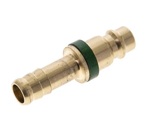 Latón DN 7.2 (Euro) Tapón de anclaje de aire con código verde Pilar de manguera de 9 mm