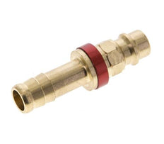 Latón DN 7.2 (Euro) Tapón de anclaje de aire codificado en rojo Pilar de manguera de 9 mm