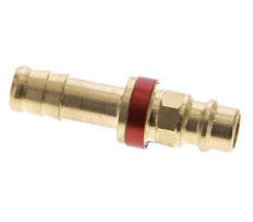 Latón DN 7.2 (Euro) Tapón de anclaje de aire codificado en rojo Pilar de manguera de 9 mm