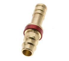 Latón DN 7.2 (Euro) Tapón de anclaje de aire codificado en rojo Pilar de manguera de 9 mm