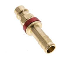 Latón DN 7.2 (Euro) Tapón de anclaje de aire codificado en rojo Pilar de manguera de 9 mm