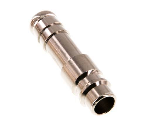 Nickel-plated Brass DN 7.2 (Euro) Air Coupling Plug 9 mm Hose Pillar [2 Pieces]