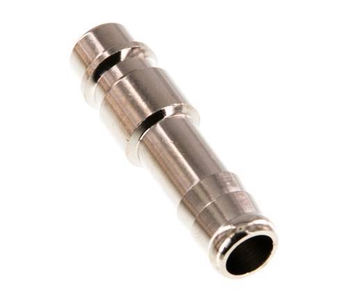 Nickel-plated Brass DN 7.2 (Euro) Air Coupling Plug 9 mm Hose Pillar [2 Pieces]