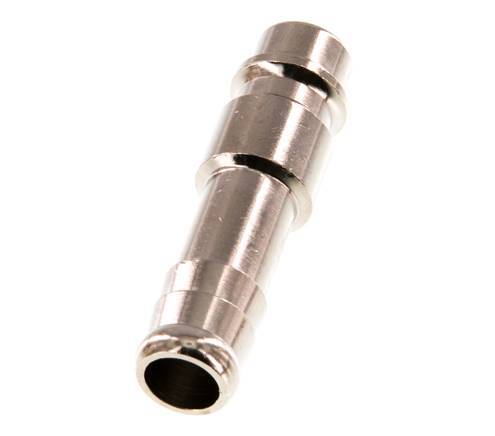 Nickel-plated Brass DN 7.2 (Euro) Air Coupling Plug 9 mm Hose Pillar [2 Pieces]