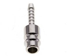 Nickel-plated Brass DN 7.2 (Euro) Air Coupling Plug 4 mm Hose Pillar [2 Pieces]