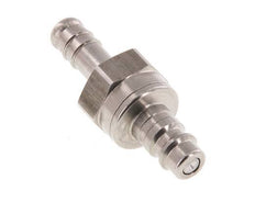 Acero inoxidable DN 7,2 (Euro) Tapón de acoplamiento de aire 10 mm Pilar de manguera Doble cierre
