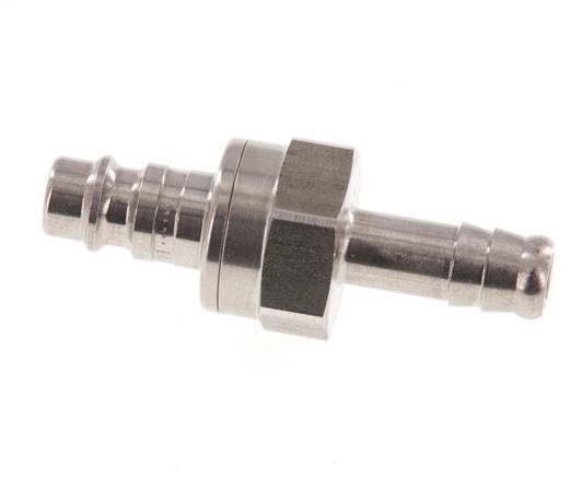 Acero inoxidable DN 7,2 (Euro) Tapón de acoplamiento de aire 10 mm Pilar de manguera Doble cierre