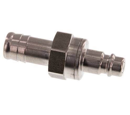 Acero inoxidable DN 7,2 (Euro) Tapón de acoplamiento de aire 13 mm Pilar de manguera Doble cierre