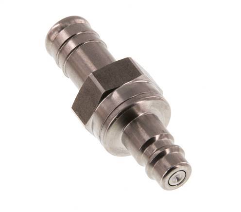 Acero inoxidable DN 7,2 (Euro) Tapón de acoplamiento de aire 13 mm Pilar de manguera Doble cierre