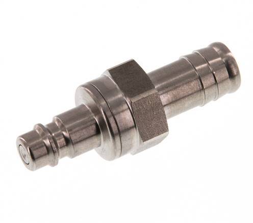 Acero inoxidable DN 7,2 (Euro) Tapón de acoplamiento de aire 13 mm Pilar de manguera Doble cierre