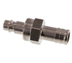 Acero inoxidable DN 7,2 (Euro) Tapón de acoplamiento de aire 13 mm Pilar de manguera Doble cierre