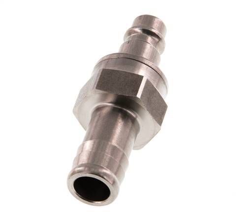 Acero inoxidable DN 7,2 (Euro) Tapón de acoplamiento de aire 13 mm Pilar de manguera Doble cierre