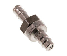 Acero inoxidable DN 7,2 (Euro) Tapón de acoplamiento de aire 9 mm Pilar de manguera Doble cierre