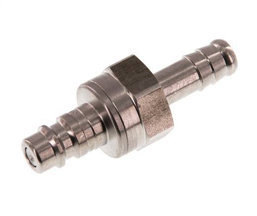 Acero inoxidable DN 7,2 (Euro) Tapón de acoplamiento de aire 9 mm Pilar de manguera Doble cierre