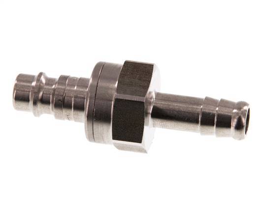 Acero inoxidable DN 7,2 (Euro) Tapón de acoplamiento de aire 9 mm Pilar de manguera Doble cierre