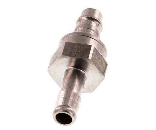 Acero inoxidable DN 7,2 (Euro) Tapón de acoplamiento de aire 9 mm Pilar de manguera Doble cierre