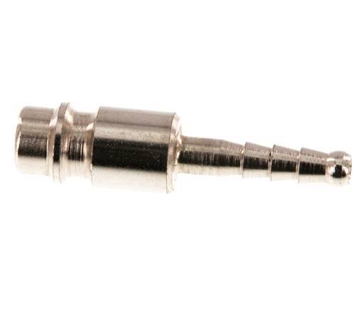 Hardened steel DN 7.2 (Euro) Air Coupling Plug 4 mm Hose Pillar [2 Pieces]