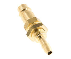Latón DN 7.2 (Euro) Enchufe de anclaje de aire 6 mm Mampara de pilar de manguera