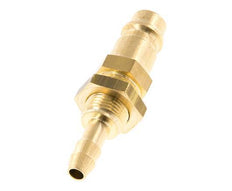 Latón DN 7.2 (Euro) Enchufe de anclaje de aire 6 mm Mampara de pilar de manguera
