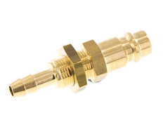 Latón DN 7.2 (Euro) Enchufe de anclaje de aire 6 mm Mampara de pilar de manguera
