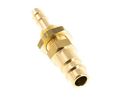 Latón DN 7.2 (Euro) Enchufe de anclaje de aire 6 mm Mampara de pilar de manguera
