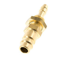Latón DN 7.2 (Euro) Enchufe de anclaje de aire 6 mm Mampara de pilar de manguera